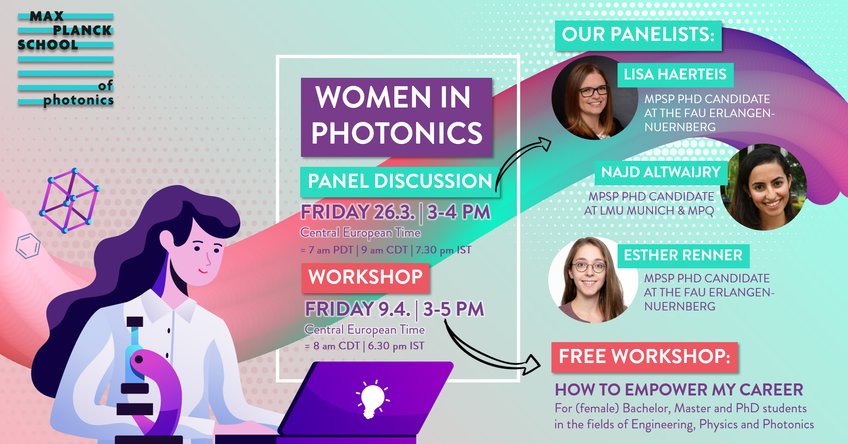 Women in Photonics - Virtual Panel Discussion