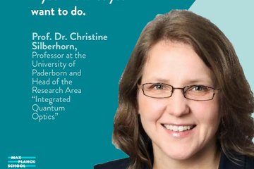 Get to know our Max Planck School of Photonics Fellows: Prof. Dr. Christine Silberhorn