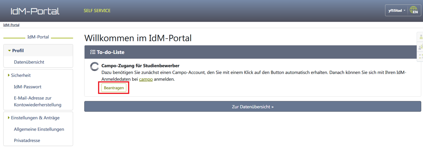 IdM-Portal