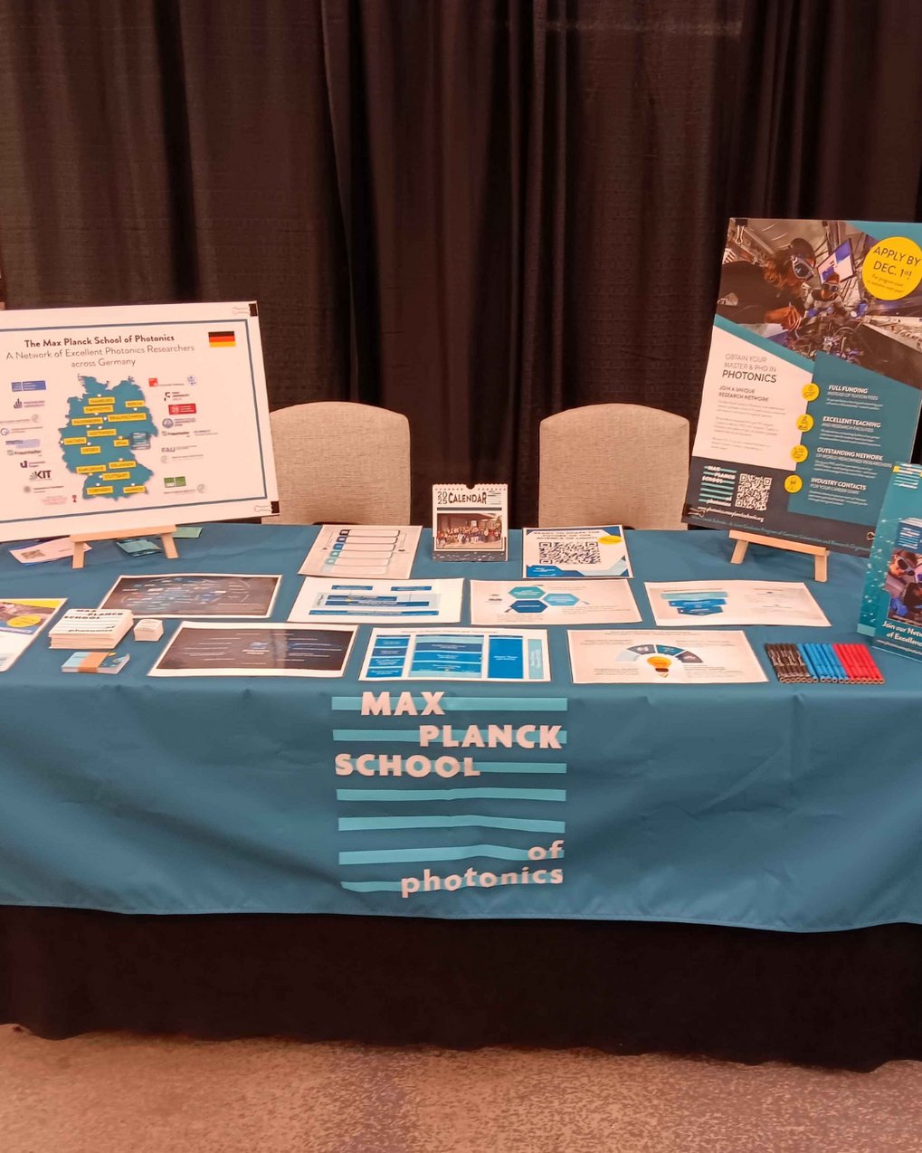 MPSP booth at the Physics & Astronomy Congress in Denver