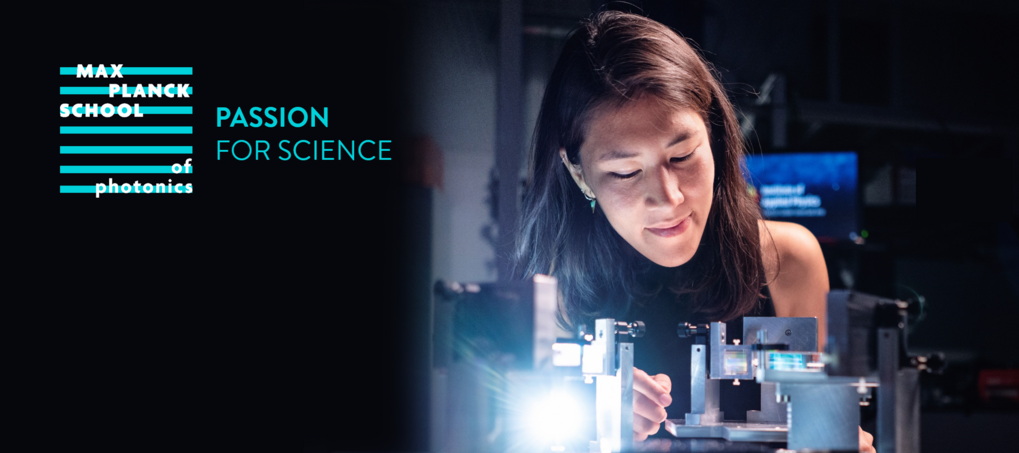 Woman working on lense.