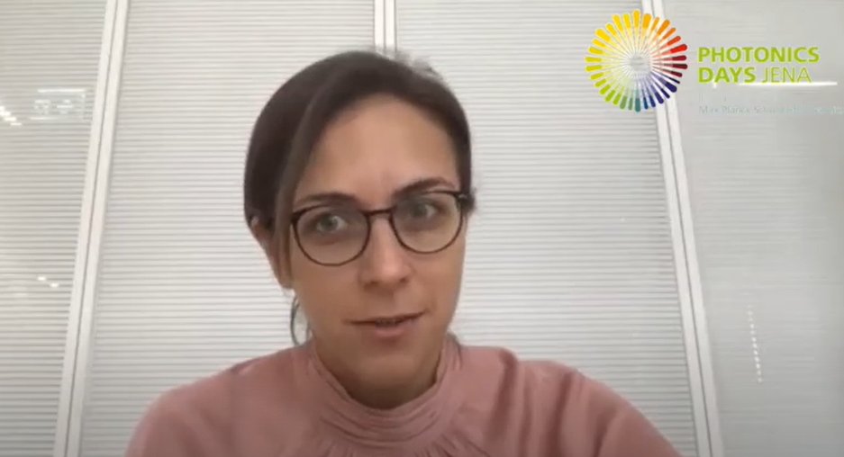 Dr. Hanieh Fattahi during a videocall