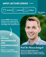 Overview Lecture Series Thomas Zentgraf