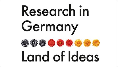 Logo "Research in Germany. Land of Ideas"