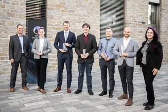 The lucky winners of this year's Applied Photonics Awards. The lucky winners of this year's Applied Photonics Awards.